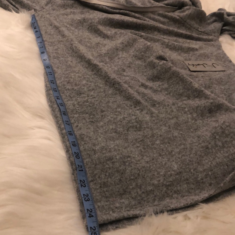 Plus Sz J for Justify Dress Tunic Gray NWT - Picture 7 of 8